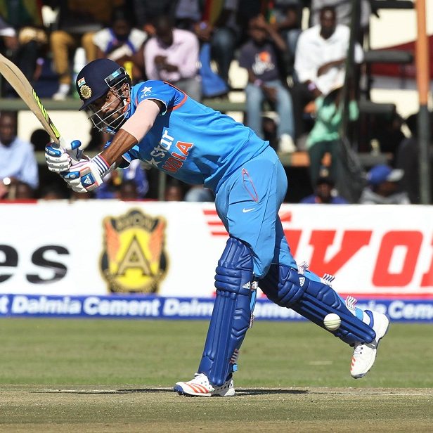 Indian batsman Lokesh Rahul plays a shot during the One Day International cricket match against Zimbabwe at Harare Sports Club, Saturday, June 11, 2016. The Indian cricket team is in Zimbabwe for One Day International and T20 matches.(AP Photo/Tsvangirayi Mukwazhi)